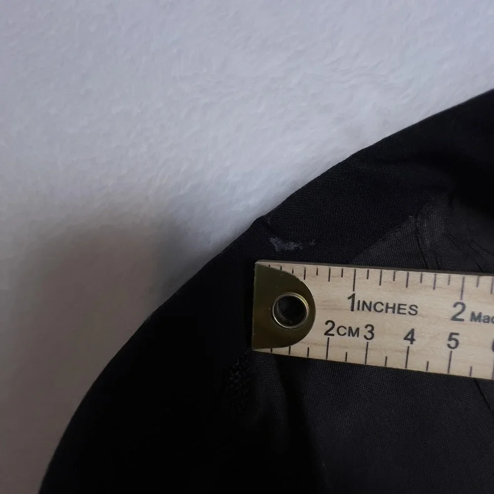 Vintage After Six Tuxedo Jacket Mens Large Black Satin Lapel Made USA 80s‎